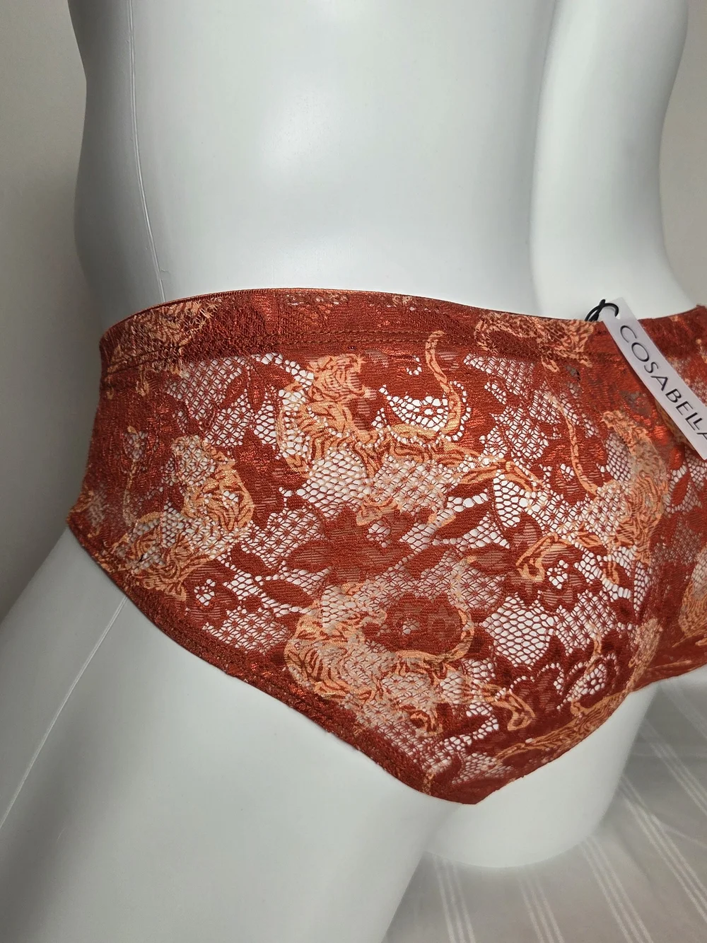 Cosabella Rust Floral-Print Men's Briefs